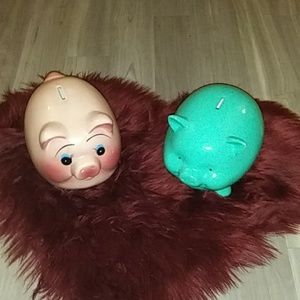 Two Large Piggybanks